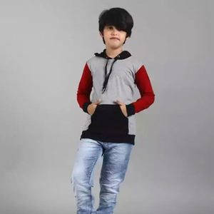 Ensembles de vêtements à capuche avec fermeture éclair personnalisés pour enfants automne hiver en molleton de coton biologique brodé pour enfants et adultes - Product Image 1