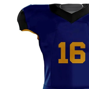 Ropa Deportiva Cómoda, Uniforme de Fútbol Americano de Manga Corta, Talla Grande, 100% Poliéster, Personalizable, MOQ Bajo, Logotipo Personalizado - Product Image 6