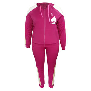 Ensemble de survêtement pour femme à capuche imprimé personnalisé, vente chaude 2025, décontracté, 2 pièces, couleur unie, respirant, séchage rapide, streetwear - Product Image 6