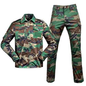Uniforme tactique camouflage 2025 Design Noir Camouflage Coton Spandex Haute Qualité Anti-Logo Personnalisé avec Services OEM - Product Image 3