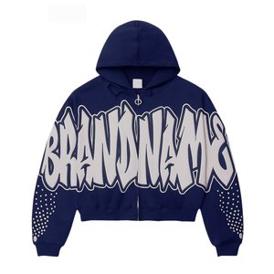 Sudadera con Capucha Unisex Personalizada al por Mayor, 100% Algodón, Logotipo Personalizado, Impresión Puff, 450 g/m², Transpirable y Elegante - Product Image 5