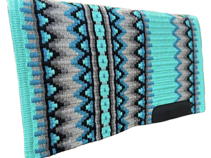 Manta de sillín Western Show lista para competición de Ciclistas Profesionales Mezcla de lana ligera para uso profesional - Product Image 4