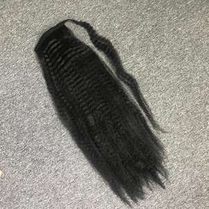 ผมหางม้าผมตรง18นิ้วผมแท้แบบมีเชือกรูดสำหรับต่อผม - Product Image 3