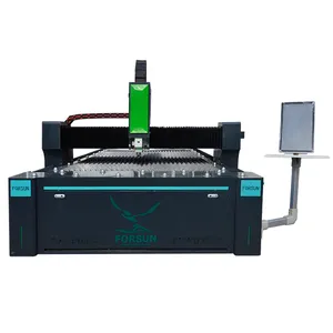 Sconto 17%! 1325 1530 2030 1kw cnc metallo laser cutter macchina di taglio laser in fibra per lamiera di carbonio in acciaio