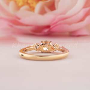 แหวนเพชรสำหรับปลูกในแล็บสวยแหวนเพชรทรงกลมและว่าวในราคาที่เหมาะสมแหวนสง่างามเหมาะสำหรับงานปาร์ตี้และออกนอกบ้าน - Product Image 3