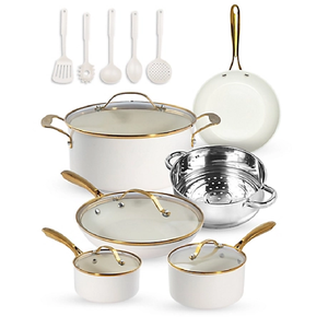 5 Búa đồng nấu ăn đồ dùng nhà bếp đồ nấu nướng Hà Lan lò Súp sữa bít tết chiên nồi đồng nấu ăn nồi Pan đồ nấu nướng Bộ - Product Image 2