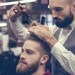 Ciseaux de toilettage professionnels pour animaux de compagnie en acier inoxydable droit avec pointe arrondie pour droitiers pour chiens, chats et animaux de compagnie - Product Image 5