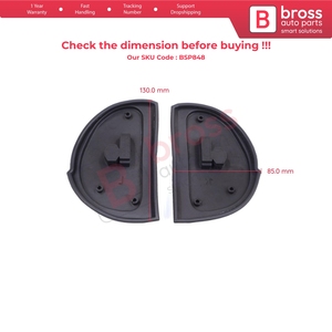 ซีลยางกระจกมองข้างด้านนอก BSP848 ซ้าย+ขวา สำหรับ W210 W140 W202 S202 SL R129 Facelift - Product Image 5