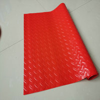 Umwelt freundliche Garagen boden rollen PVC Vinyl Diamant Münz muster PVC Gummi platte