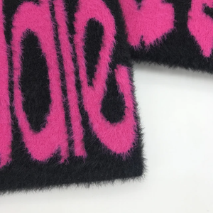 Gorro acrílico de Jacquard con logotipo personalizado ajustable unisex, gorro de invierno para exteriores, estampado de personajes especiales, material borroso para viajes - Product Image 6