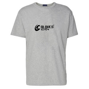 T-shirt de fitness 100% coton avec impression de logo personnalisé pour hommes T-shirt de qualité supérieure surdimensionné 230 GSM à séchage rapide avec col rond de GLOVES City - Product Image 1