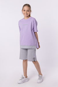 cheap Wholesale Turkish Brands Children T-shirt and shorts & Cotton Custom new product T-shirt Best Quality Hot Sale Tracksuits - Product Image 2