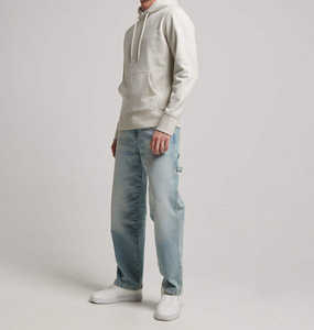 Ventes en gros de sweats à capuche pour hommes, nouveau design, logo imprimé à l'écran, tissu 100% coton, sweats à capuche thermiques surdimensionnés pour l'hiver, chauds pour homme - Product Image 2