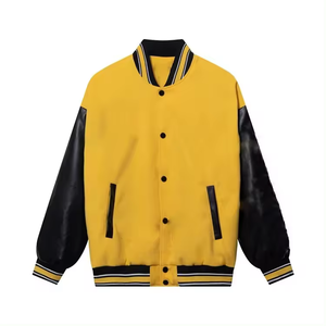 Custom Latest Design Mens <b>Real</b> <b>Leather</b> <b>Jacket</b> Letterman Varsity Baseball School College Letterman <b>Jackets</b> for Men - Product Image 3