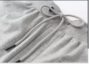 Coton biologique brodé de haute qualité décontracté confortable couleur unie pantalons/leggings de sport écologiques pour hommes Service OEM - Product Image 2