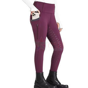 Leggings d'équitation antidérapants pour femmes 2026, pantalons d'entraînement imperméables, coupe-vent, en spandex/polyester, respirants, séchage rapide - Product Image 1