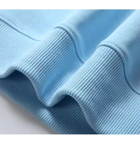 Sweatshirts unisexes en éponge française 100% coton de haute qualité sweatshirts vierges surdimensionnés à col rond personnalisés - Product Image 3