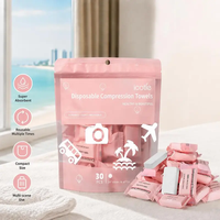 Portable Compressed Disposable Bath Towels, Super Thick Oversized Single Pack Disposable Towels for Travel Hotel Homestay