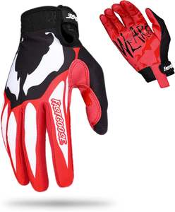 Venta al por mayor guantes personalizados dedo completo pantalla táctil reflectante motocicleta Dirt Bike guantes protectores de fibra de carbono para motocicleta - Product Image 3