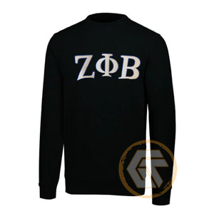 Sudadera de cuello redondo para mujer, de invierno, bordada a medida, de la hermandad Zeta Phi Beta, de ajuste regular, de GREEK TREASURES, al por mayor - Product Image 4
