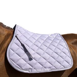 Tapis de selle de cheval CST à la mode mousse respirante matelassée avec coton et néoprène équipement d'équitation en gros - Product Image 1