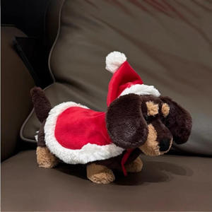 Muñeco de Peluche Jellycats Estilo Inglés con Capa Navideña, Perro Salchicha, Regalo - Product Image 2