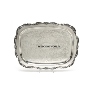 Decorative Metal <b>Chocolate</b> Tray Excellent Quality handmade <b>Chocolate</b> Platter New Arrival Designer Fancy <b>Chocolate</b> Tray - Product Image 1