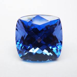 พลอย tanzanite ธรรมชาติสีน้ำเงินเข้มเจียระไนเป็น100% ของแท้ขัดเงาสวยงาม - Product Image 2