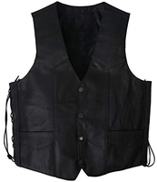 Gilet de costume pour homme de qualité supérieure, veste en denim, veste de moto, vêtement extérieur, revers à cran complet, ceinture réglable, 4 poches