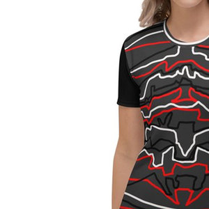 T-shirts à sublimation pour femmes en tissu respirant à séchage rapide disponibles en différentes couleurs et tailles - Product Image 6