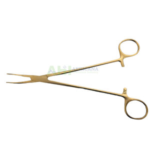 Pinza para Amígdalas AHI, Pinzas para Amígdalas Manuales Chapadas en Oro, Material Duradero, Uso en Cirugía General, Certificación CE - Product Image 1
