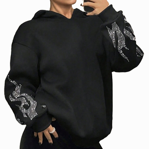 Sudadera con Capucha de Diseño Superior 2026, Duradera, Fácil de Usar, Ligera, de Calidad Superior, Hecha a Medida, Informal para Hombre, con Pedrería - Product Image 1