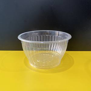 Nouveau style 2025 écologique Super qualité fabricant PP bol en plastique 20/28oz Transparents pour collation salade avec couvercle - Product Image 6