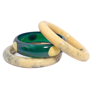 Best Colorful Stackable Resin Bangles Set for Women Fashion Stylish Jewelry Accessories <b>Rainbow</b> <b>Bracelets</b> Trendy Party Wear - Product Image 5