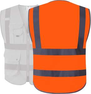 Chaleco impermeable de secado rápido de alta visibilidad, abrigos y chaquetas, chaleco impermeable de secado rápido de alta visibilidad - Product Image 2