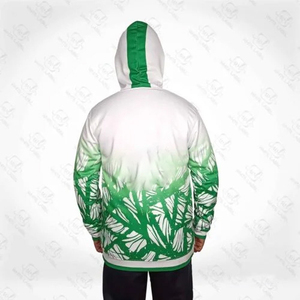 Sudadera con capucha de sublimación lavada Vintage en blanco de alta calidad con diseño personalizado 100% para hombres - Product Image 5