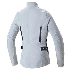 Chaquetas de moto de poliéster de buena tela con cuello levantado transpirable fácil de llevar de diseño moderno - Product Image 5