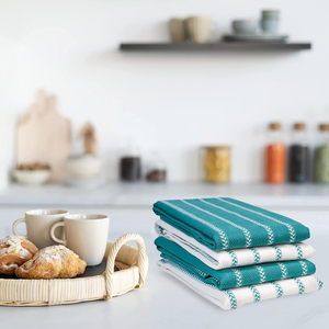 Design personnalisé 100% coton torchon de cuisine à vendre torchon de cuisine chiffons de nettoyage torchon pour hôtel/Restaurant - Product Image 6
