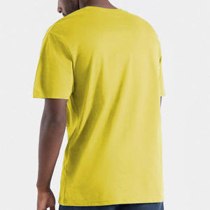 Wholesale 280GSM Heavyweight <b>Polyester</b> Men's <b>Tshirt</b> with Ringer regular Fit 100% Cotton, ringer - Product Image 3