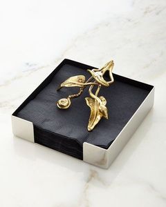Caja de Pañuelos Multifuncional Hecha a Mano con Hojas de Ginkgo, Organizador Impermeable, Metal Chapado en Oro, Lujo, Alta Calidad, para Mesa - Product Image 5