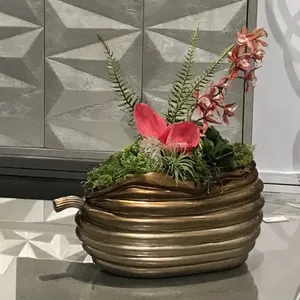 Bol en métal artisanal de luxe, décoration d'intérieur élégante et tendance, bols sûrs plaqués, fabriqués par Zahid Exports, grand grossiste - Product Image 1