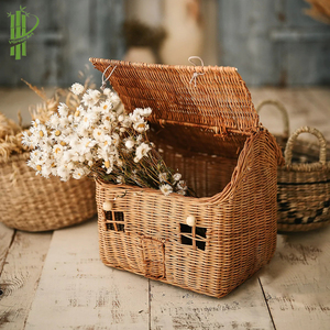 Mây Búp Bê Nhà Đồ Chơi 100% Tự Nhiên Trẻ Em Đồ Chơi Handmade Trẻ Em Bé Toddler Chơi Thu Nhỏ Nhà - Product Image 4