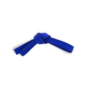 Cinturones de Karate lisos multicolores azules Cinturones de uniforme de artes marciales con logotipo personalizado profesional a la venta - Product Image 1