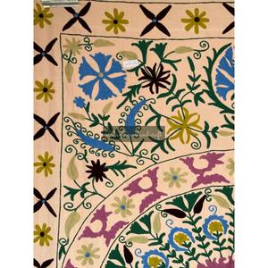 Courtepointes ouzbek Suzani durables toutes saisons décor à la maison couvre-lits cousu à la main coton brodé literie salon toute l'année - Product Image 4