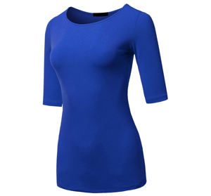 Camisetas de Mujer de Talla Grande, Color Sólido, Transpirables, de Secado Rápido, Ropa Casual, Talla Adulto, Precio Económico, Cantidad al por Mayor - Product Image 6