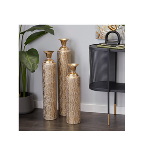 <b>Royal</b> Gold Planter Modern Stylish Metal Flower Vase Wholesale Colored Finishing Vase Perfect for Wedding <b>Bed</b> Side - Product Image 4
