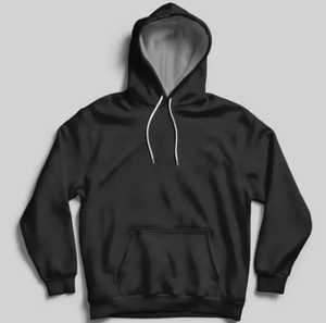 Sweat-shirt à capuche pour hommes, logo personnalisé, de haute qualité, blanc uni, surdimensionné, épaules tombantes, 280gsm - Product Image 6