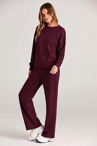 Ensemble de survêtements d'hiver personnalisés pour femmes, ensemble de 2 pièces, survêtement de jogging à capuche pour femmes, pour l'extérieur - Product Image 5