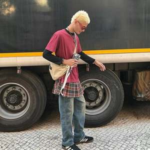 Pantalones vaqueros elásticos de calle para hombre, pantalones cargo de mezclilla, lavado de Color sólido, múltiples bolsillos, pantalones informales de cintura media, pantalones ajustados para uso diario, Joggers - Product Image 5