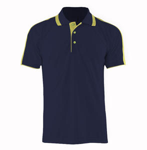 Polo T-shirt de haute qualité en coton piqué, logo imprimé personnalisé, manches courtes, collection de polos pour hommes - Product Image 2